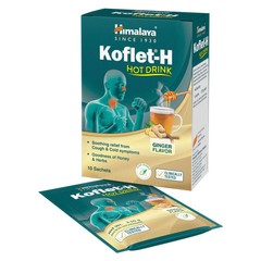 2 Boxes – Himalaya Koflet-H Hot Drink | Ginger Flavour | 10 Sachets, FREE SHIP