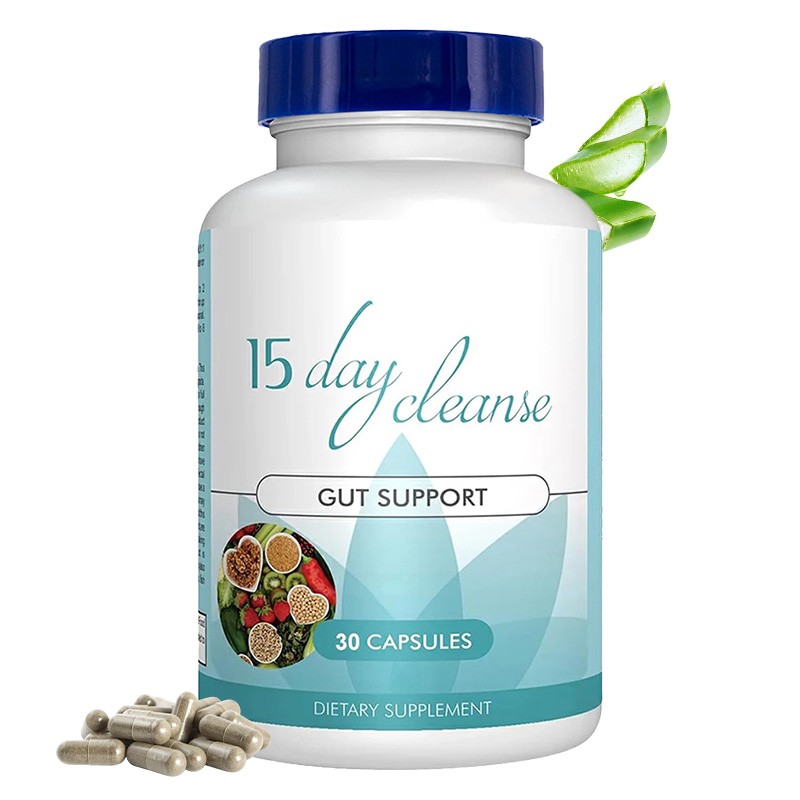 Advanced Gut Health Colon Support Immunity 15 Day Cleanse Detox 30 Capsules