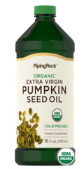Pumpkin Seed Oil Cold Pressed (Organic), 16 fl oz (473 mL) Bottle