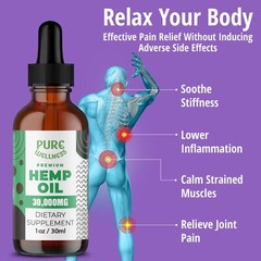 Best Hemp Seed Oil For Natural Wellness (USDA ORGANIC) | (6-Pack) Made In USA