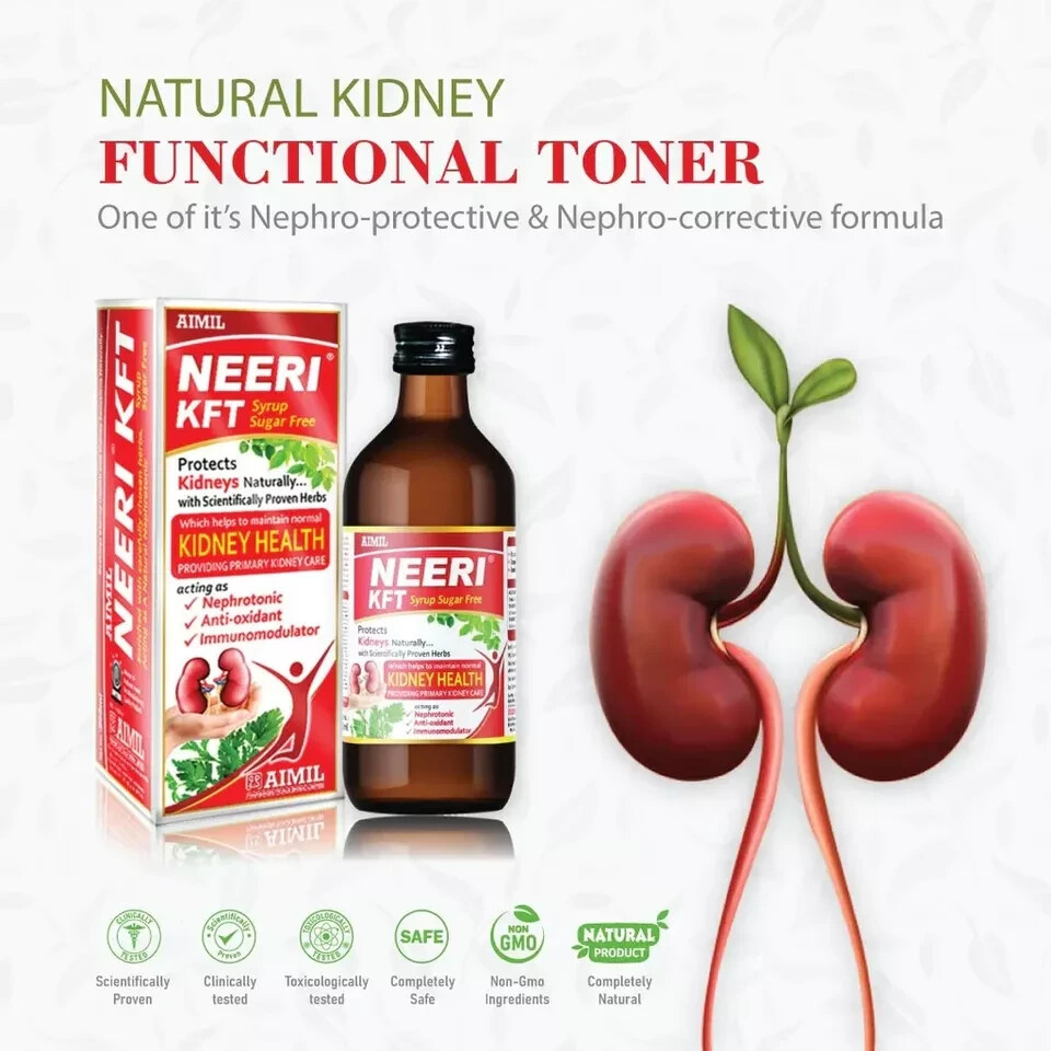 Aimil Neeri KFT Syrup Sugar Free – 200ml – Free Shipping Worldwide – Exp. 2026