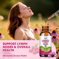 Lymphatic Drainage Supplements Drops for Immune, Lymph System Support, Cleans…