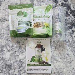 Minted Moringa Herbal Tea Seeds Oil Bundle Organic Moringa Spearmint Unisex