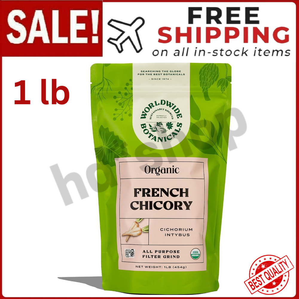 Chicory Root Roasted Granules, 1 Pound, Chicory Coffee (Inulin, Prebiotic Dietar