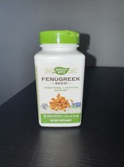 Nature’s Way Fenugreek Seed 180 Vegan Capsules Lactation Recently Expired 4/30