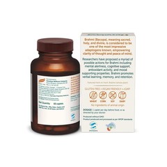 Himalaya Organic Bacopa (Brahmi) Mind Wellness Improve Alertness 60 Caplet