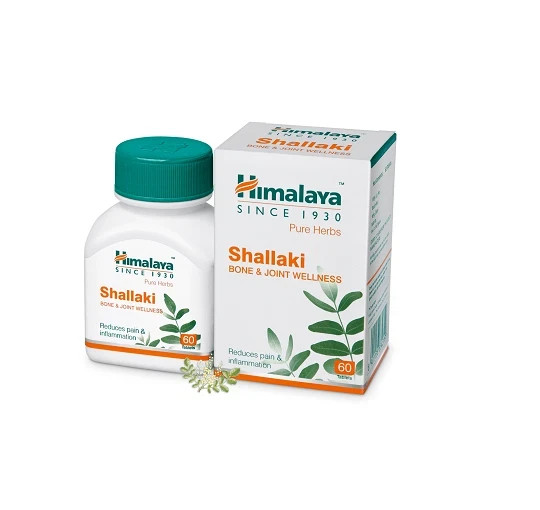 Himalaya SHALLAKI 60 Tabs Indian frankincense , Boswellia Sallaki Joint Health