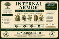 INTERNAL ARMOR Botanical Defense & Digestive Tincture | 50 mL 1.69 oz