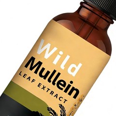 Wild Mullein Leaf Extract Organic Lung Cleanse Drops for Lung Organic Herbal MOD