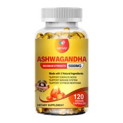 Ashwagandha Supplements Extra Strength Ashwagandha Capsules with 5000mg, 120 ct