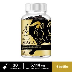 Maca Capsules – with L-Arginine, Supports Energy Desire Stamina Performance