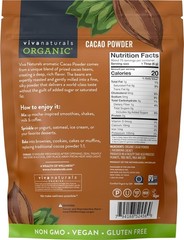 Organic Unsweetened Cacao Powder – 1 lb Rich Dark Chocolate for Baking & Smoo…