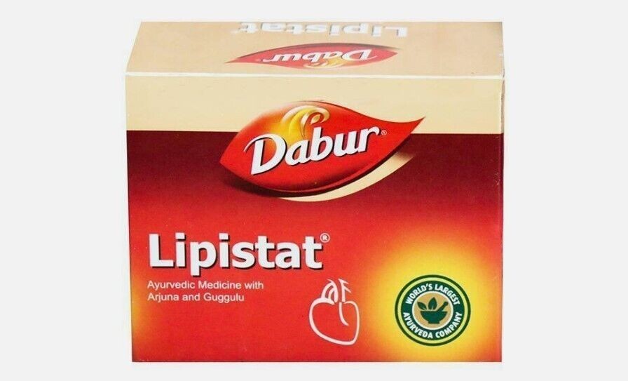 Dabur Lipistat Capsules Cholesterol Reduction Herbal Ayurvedic – 50caps