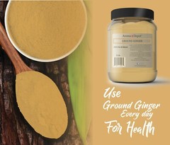 5 lb Ground Ginger Root Powder Natural Premium Raw Zingiber Officinale Jengibre