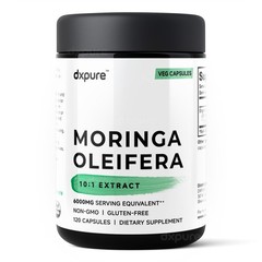 Moringa Oleifera Leaf Powder Supplement – 6000mg – 120 Capsules