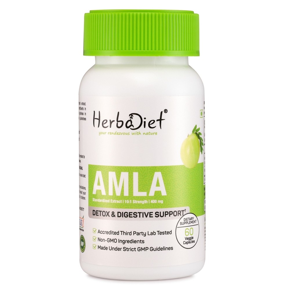 Amla Extract Capsules Indian Gooseberry STRONG 400mg Natural Vitamin C