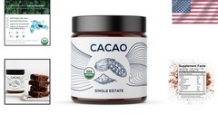 Ethically Sourced Organic Cacao Powder, 2.6 oz Resealable Bag for Cooking Needs