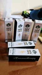 6 Pcs Safe Care Aromatherapy Roll-On Oil 10ml Refreshing Herbal Scent Travel Use