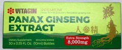 RED PANAX GINSENG EXTRACT 12 yrs old Roots 8000Mg premium 1 Box (30 Bottles)