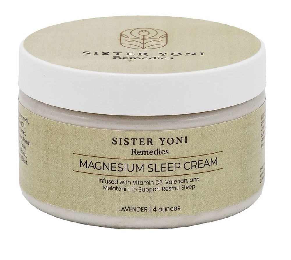 Sister Yoni Magnesium Cream for Sleep and Relaxation 4oz