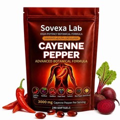Cayenne Pepper Supplements 240 Count Softgels Cardiovascular Heart Health
