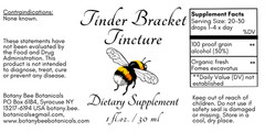 Tinder Bracket Mushroom Tincture, Wild Organic Fomes Excavatus Mushroom