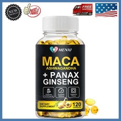 Organic Maca Root 240 Capsules 10000mg,Peruvian Maca Extract for Men & Women