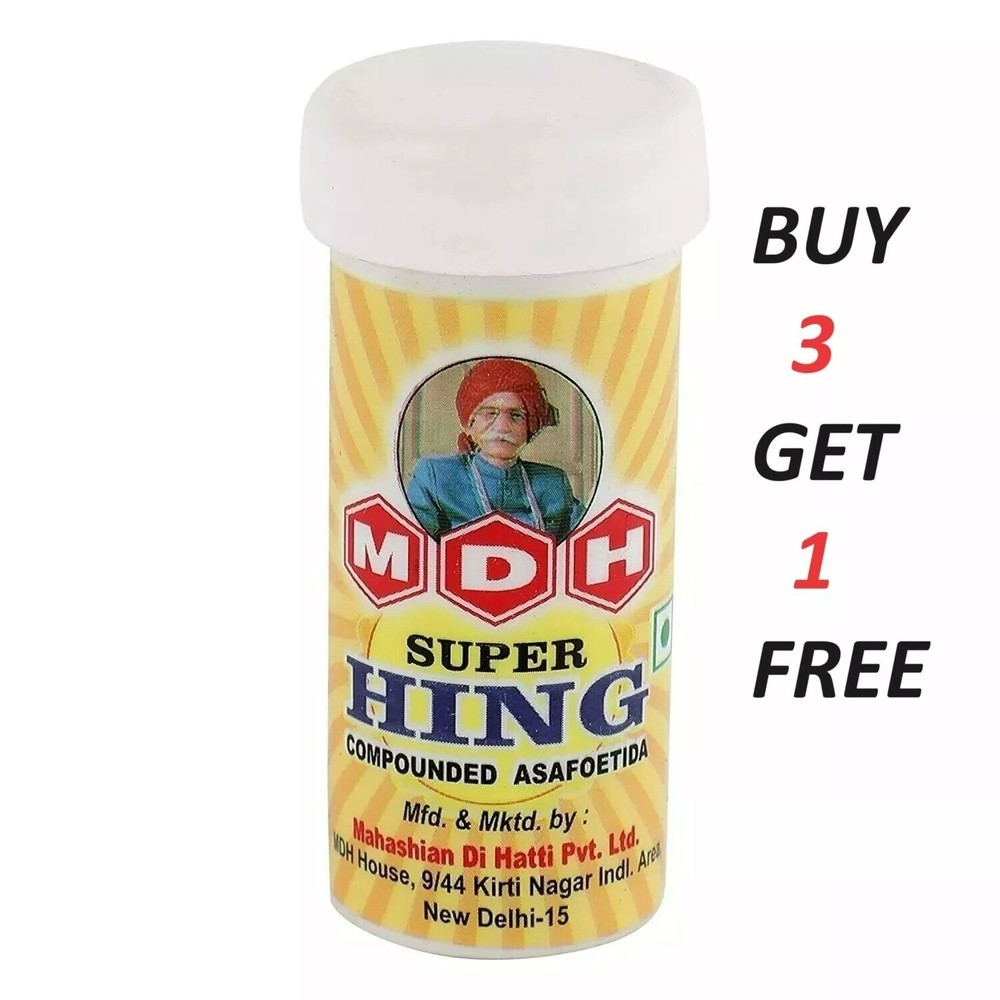 MDH Asafoetida Hing Jar PureHing Powder(10gm) BUY 3 GET 1 FREE