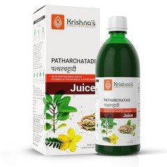 KRISHNA’S HERBAL & AYURVEDA Patharchatadi Juice, 1000 Ml Free Shipping