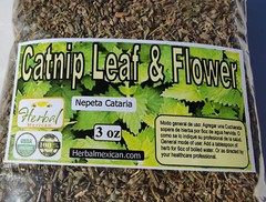 Catnip Leaf c/s (Nepeta cataria), Catnip herb/tea, Hierba del gato organica 3oz!