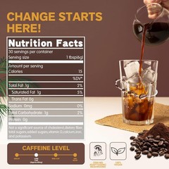 Buporai Instant Mushroom Coffee 6 Mushrooms Lion’s Mane Cordyceps Turkey Tail