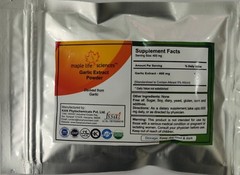 Garlic Extract Powder 5% Alliin by HPLC, Pure & High Quality P.E.