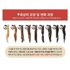 KOREAN BLACK GINSENG [500g x 1EA] Premium Black Ginseng