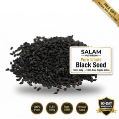 BLACK SEEDS WHOLE – Immune Defense Bloat Relief Health Respiratory Support 1Lb