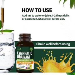 Verdeherb Cleavers Lymphatic Detox Drops Echinacea Turmeric 2oz Immune