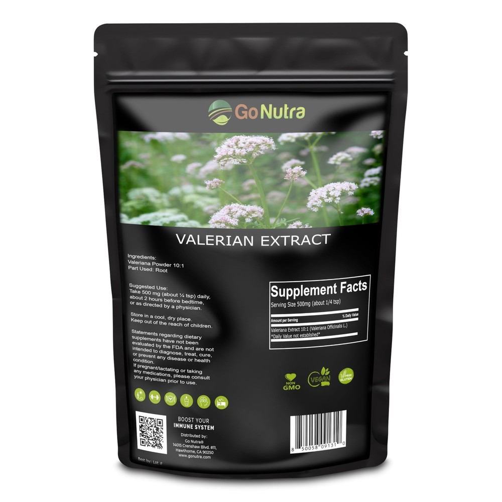 Valerian Root Extract Powder Potent 10:1 Strength 8 oz Sleep Aid Valerian Powder