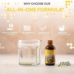 Vegan Organic Maca Liquid Drops Multi Herbal Daily Body Wellness Supplement