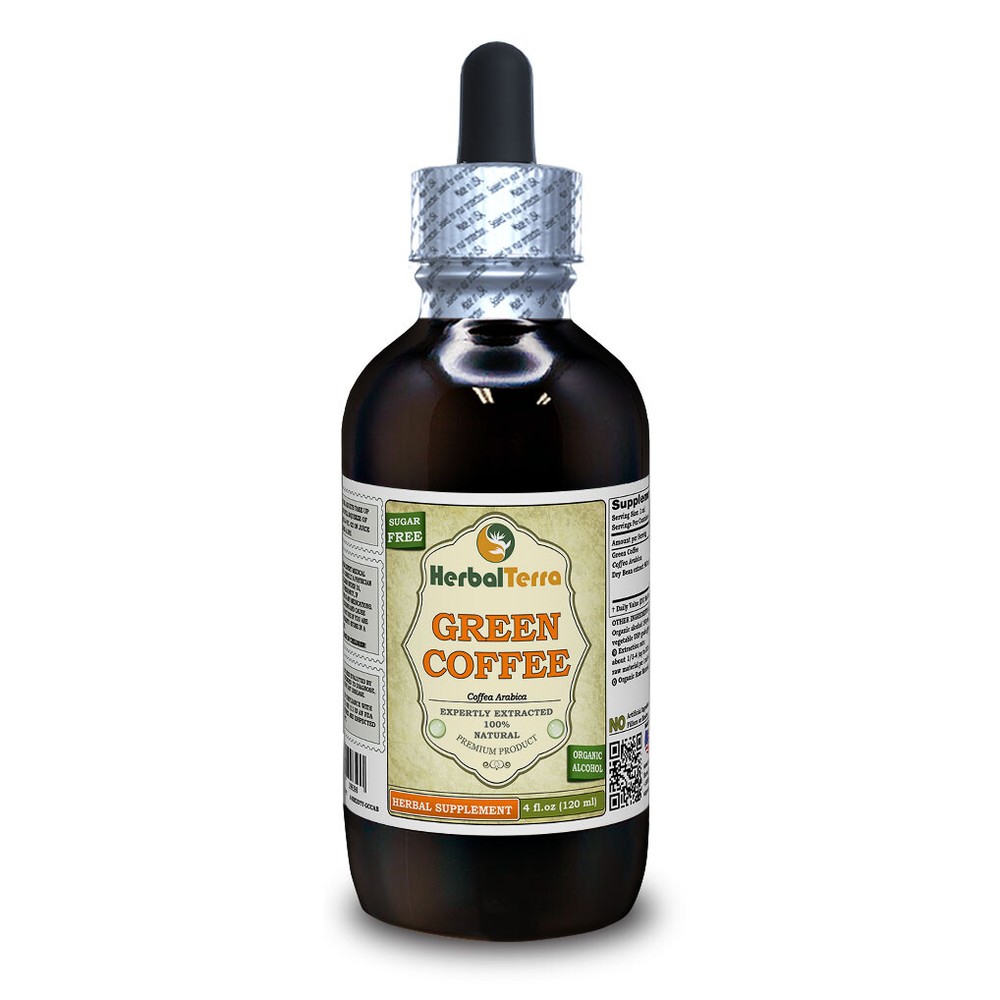 Green Coffee (Coffea Arabica) Tincture Dried Bean Liquid Extract