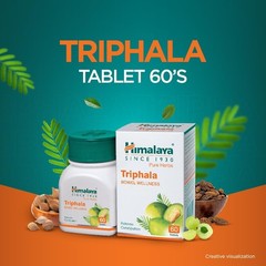 Himalaya Herbals Triphala Capsules 60 Count Herbal Dietary Supplement
