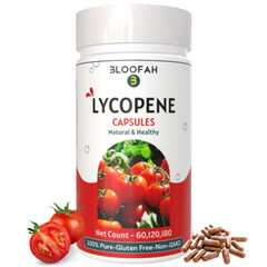 Bloofah Tomato Fruit Capsules (Lycopene) 500mg – 180 Count | Natural,Gluten Free