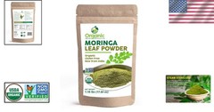 USDA Organic Moringa Powder 1.10 lbs | Gluten-Free Natural Superfood