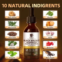 Black Walnut Wormwood Drops w/ Clove & Berberine – Gut Cleanse