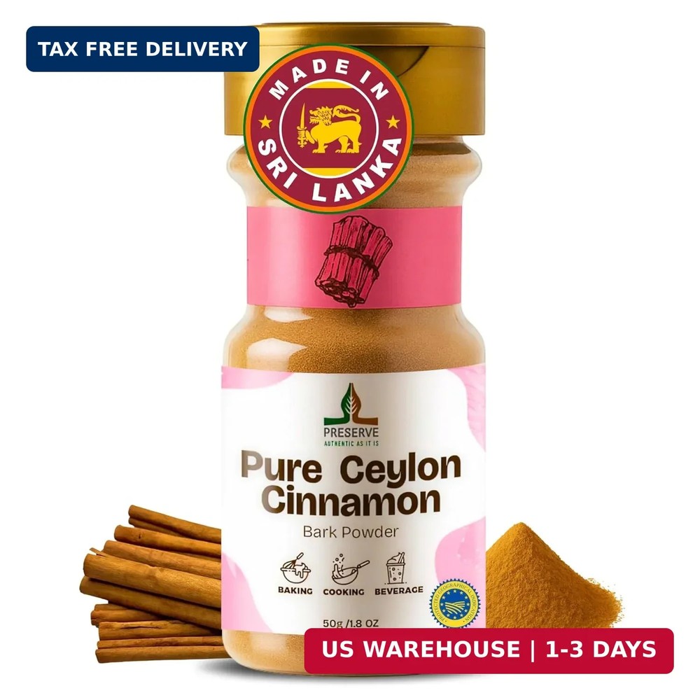 Ceylon cinnamon powder, GI Certified | Made in Sri lanka | Guaranteed Authentici