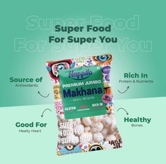 Royal Premium Phool Makhana | Extra Large Fox Nuts | Healthy Snack