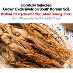 Authentic Korean 6-Year Red Ginseng Extract 365 Saponin Concentrated 240g x 2ea
