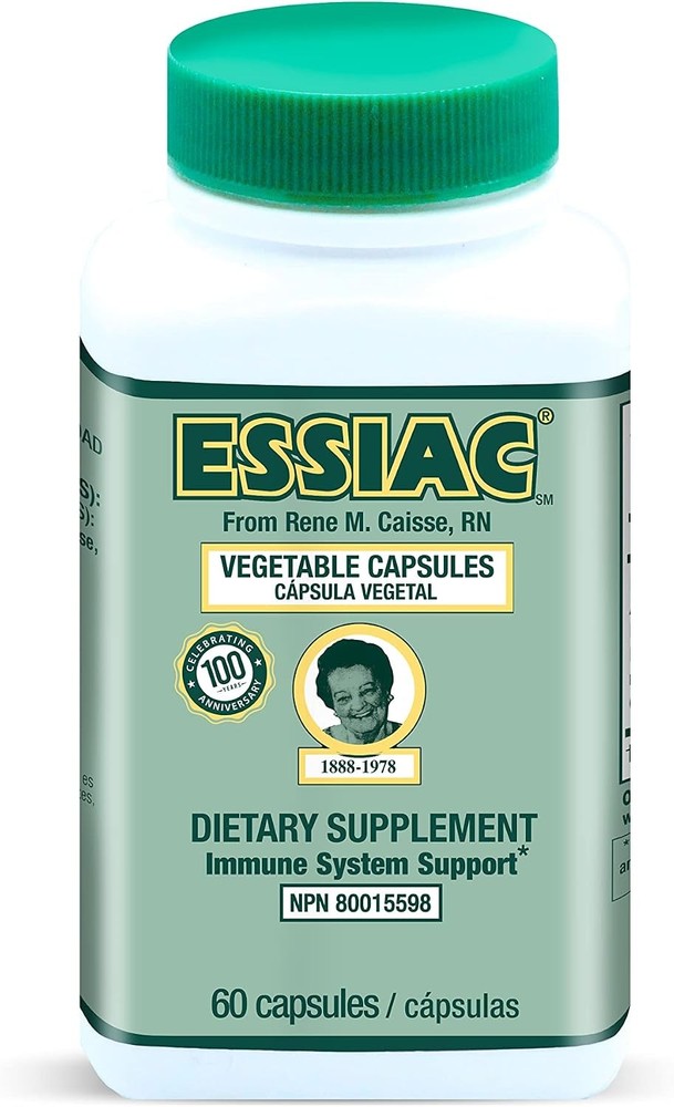 ESSIAC Tea Herbal Extract Capsules – 60 Capsules | Powerful Antioxidant Blend
