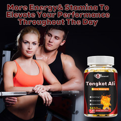 3450mg TongkatAli Extract 200:1 Strong Natural Testosterone Booster 120 Capsules