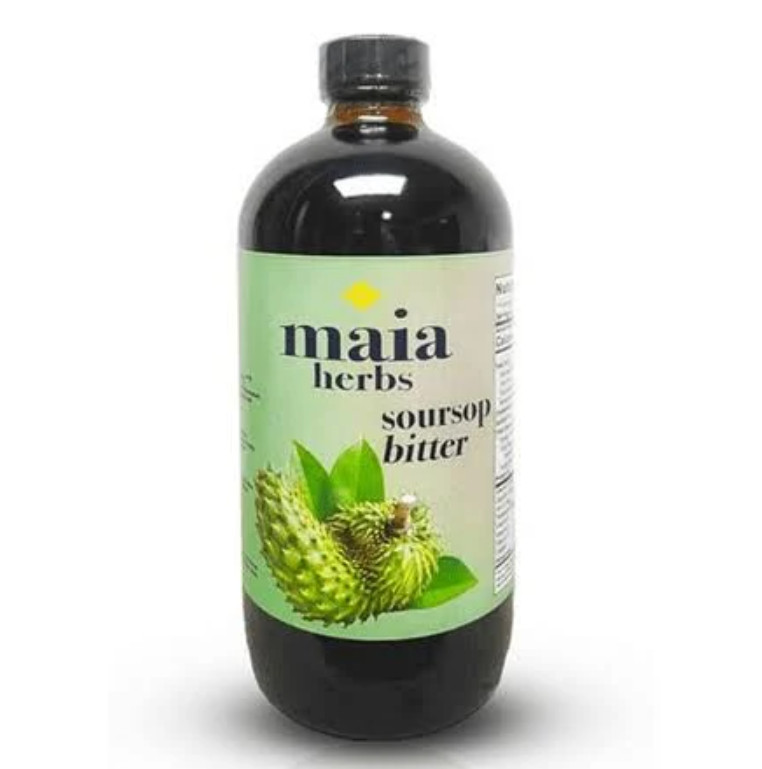 Maia Herbs Soursop Bitters Liquid 16oz SAMEDAY SHIPPING