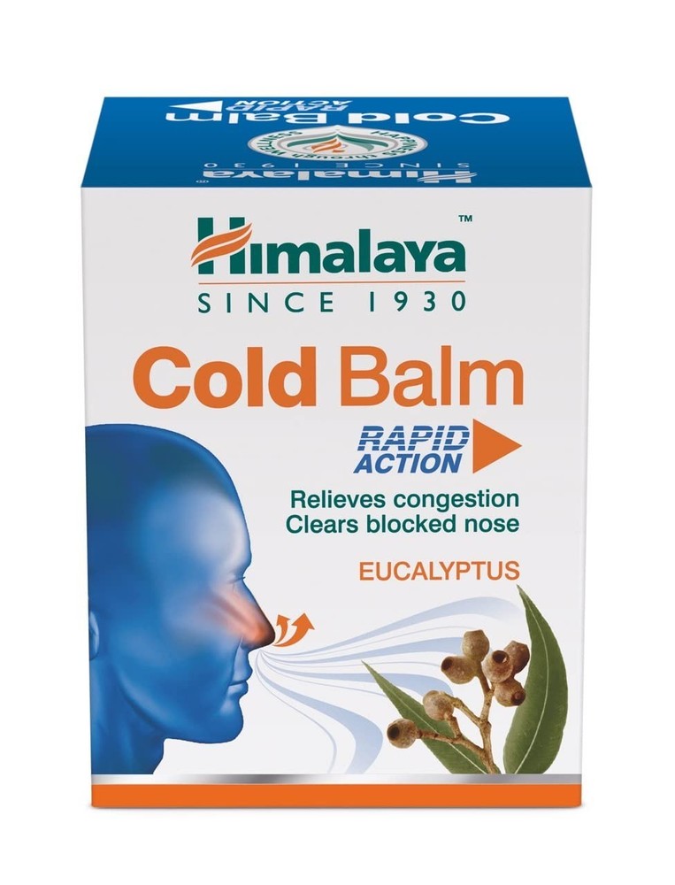 Himalaya Cold Balm Herbal Soothing Balm Cold Headache Comfort Care Free Shipping