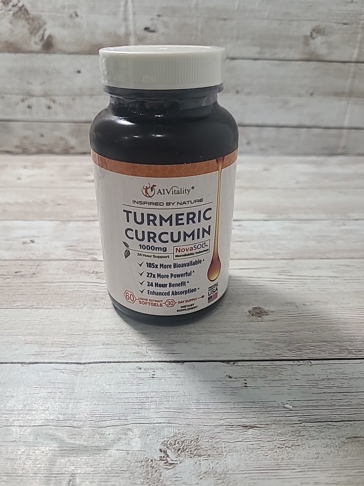 TURMERIC CURCUMIN Joint Support Supplement Anti Inflammation 60 Pcs A1VITALITY